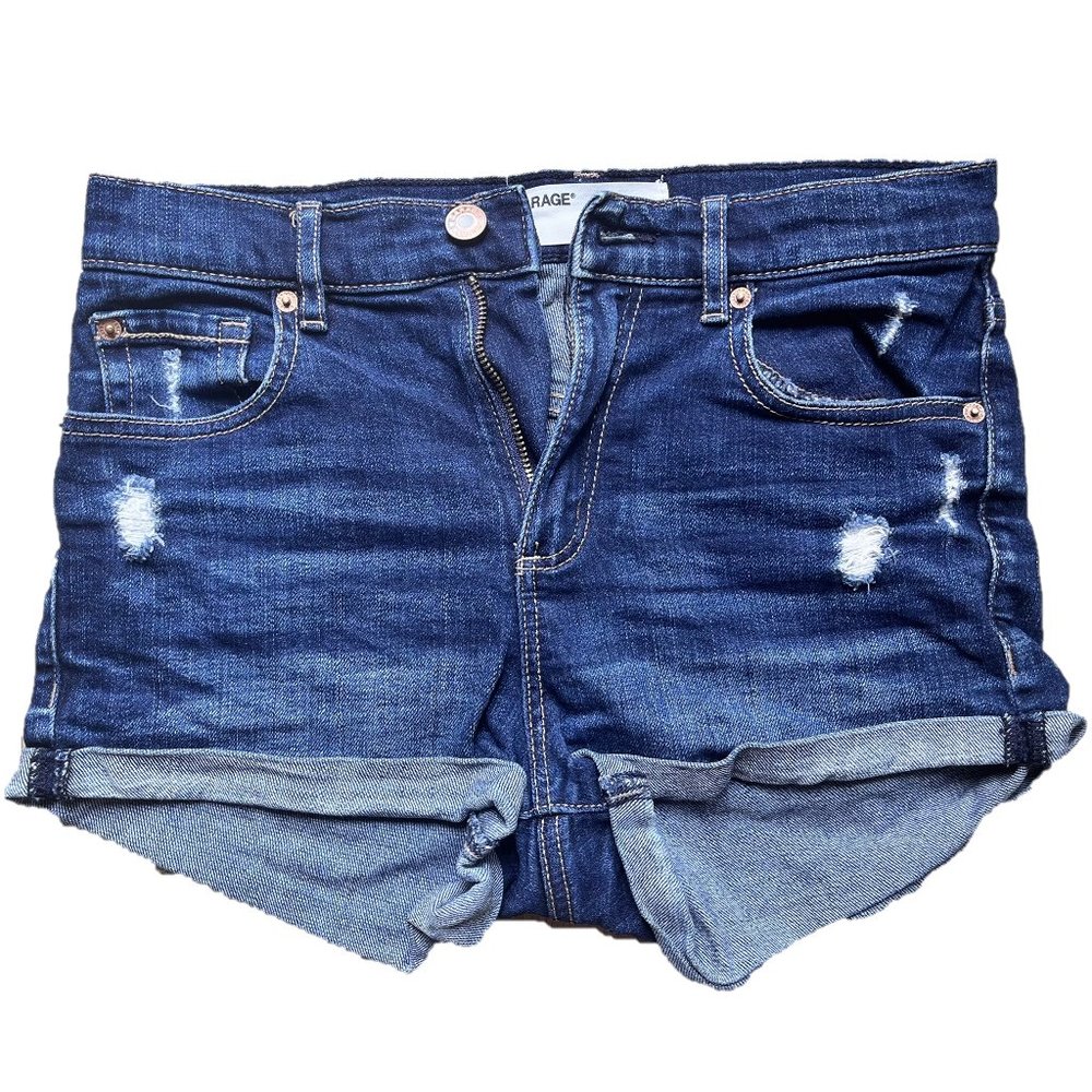 Garage Size 3 Retro High Waist Shorts